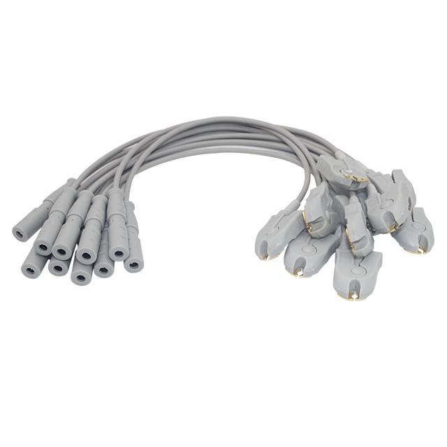 ADAPTADOR EN PINZA PARA EKG 4MM, PARA CABLE DE EKG, TERMINACION BANANA (10 PCS/BOLSA).