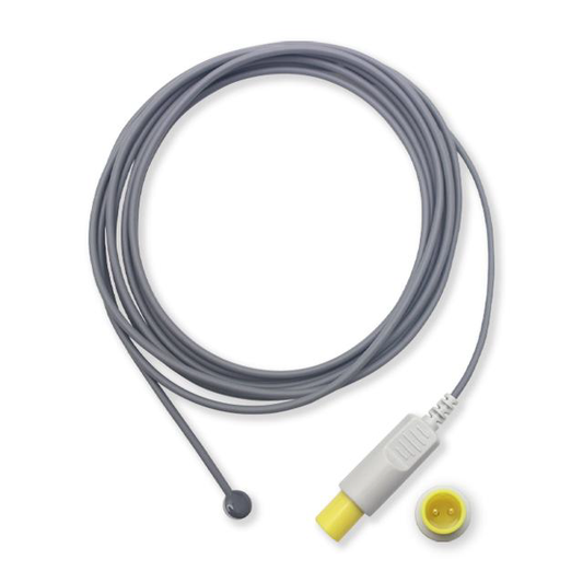 SENSOR DE TEMPERATURA ADULTO, 2 PINES, PARA EQUIPO NORTHEM MEDITECH