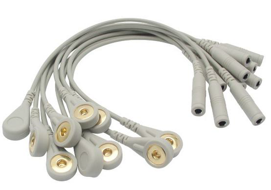 PUNTAS PARA CONVERTIR CABLE DE EKG BANANA EN BRONCHE (SNAP) 4MM. BOLSA CON 10