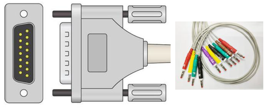 CABLE EKG 10 LATIGUILLOS BANANA SCHILLER AT-1